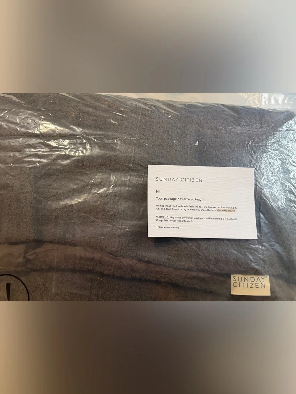 Sunday Citizen Snug Duvet Cover Queen Brown